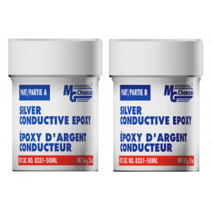 Silver Conductive Epoxy Adhesive, Moderate Cure/High Conductivity 8331 MG Chemicals